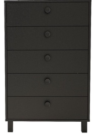 Kummut Kalune Design VL82 338, must, 44.5 x 73.6 x 113.4 cm