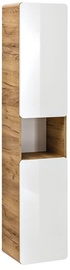 Шкаф для ванной Hakano Arcade, белый/дубовый, 32 x 35 см x 170 см