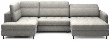 Stūra dīvāns Berrto Raquel 04, pelēka, labais, 165 x 306 cm x 100 cm