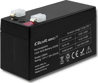 UPS аккумулятор Qoltec AGM 53040, 1.3 Ач