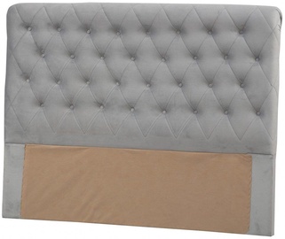 Изголовье кровати Kalune Design Sonata 140, 6 см x 140 см, 125 см, серый