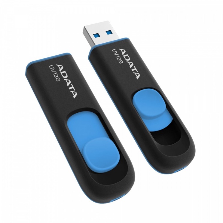 USB-накопитель Adata UV128, синий/черный, 128 GB