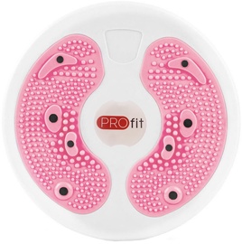Masāžas ierīce PROfit Twister With Magnets DK3407A, 1.8 kg, balta/rozā