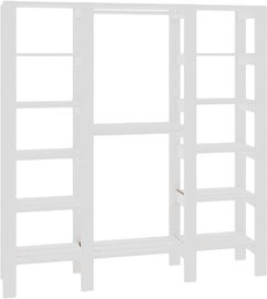 Гардероб Kalune Design City 835PUQ6101, белый, 33.6 см x 161.4 см x 180 см