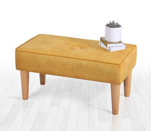 Пуф Hanah Home Square 209FLF1301, желтый, 40 см x 80 см x 41 см