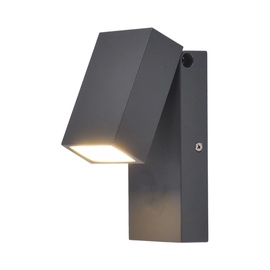 Уличный настенный светильник Tope Seto, 5Вт, LED, IP65, aнтрацит, 9.5 см x 15.5 см