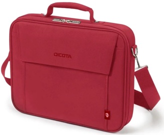 Сумка для ноутбука Dicota Eco Multi BASE, красный, 15-17.3″