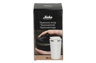 Termokrūze Maku Kitchen Life 616855, 0.5 l, balta