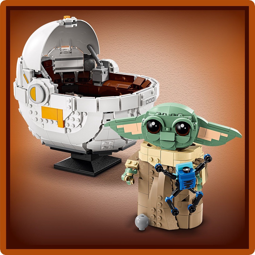 Konstruktor LEGO® Star Wars Grogu™ koos hõljuva vankriga 75403, 1048 tk