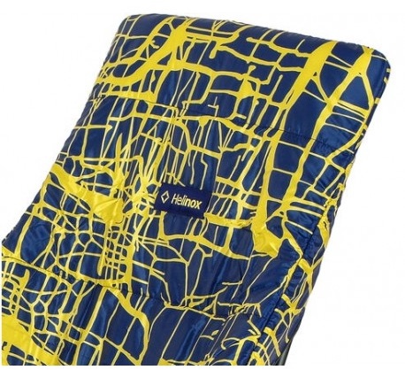 Krēslu spilvens Helinox Warmer 8809668415742, zila/dzeltena, 61 x 55 cm