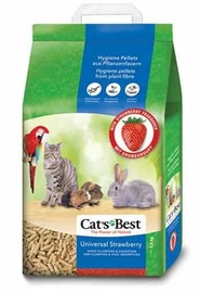 Kaķu pakaiši koka skaidas (cementējošas) Cat's Best Jahoda, 5.5 kg