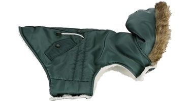 Зимнее пальто для собак Flamingo Kimo 523136, зеленый, 35 см