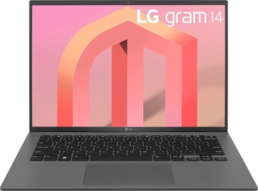 Sülearvuti LG Gram 14 2022 14Z90Q-G.AA56Y PL, i5-1240P, 16 GB, 512 GB, 14 "