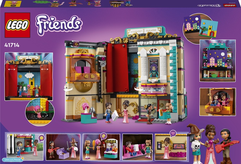 Konstruktor LEGO® Friends Andrea Teatrikool 41714, 1154tk