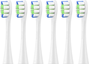 Uzgalis Oclean Brush Head Refills, balta, 6 gab.