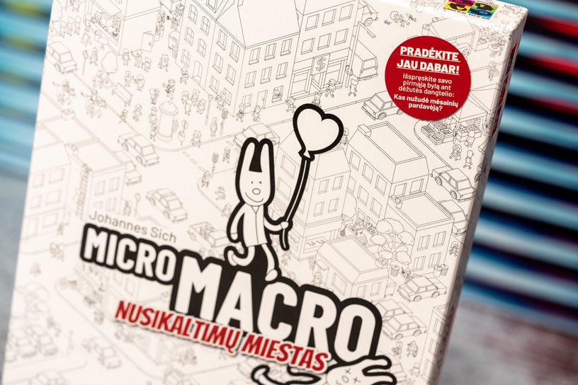 Lauamäng Brain Games MicroMacro: nusikaltimų miestas, LT