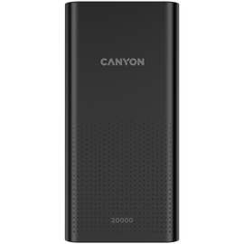 Зарядное устройство - аккумулятор Canyon, 20000 мАч, черный