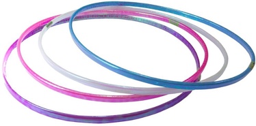 Hula hoop vingrošanas riņķi Epee Ice Hoop, 710 mm, zila/balta/rozā/violeta