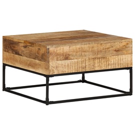 Kafijas galdiņš VLX, brūna/melna, 680 mm x 680 mm x 410 mm