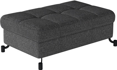 Pufs Lorelle Inari 96, tumši pelēka, 70 cm x 100 cm x 45 cm