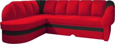 Stūra dīvāns Benano Alova 46 & Alova 04, sarkana, kreisais, 180 x 250 cm x 85 cm