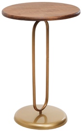 Журнальные столики Kalune Design 1031-2, золотой/ореховый, 40 см x 40 см x 60 см
