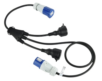 Удлинитель Electraline, 3 места, 1.5 м, IP44