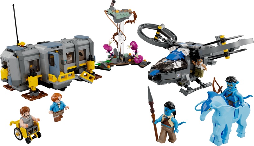 Конструктор LEGO® Avatar Мобильная станция ОПР и конвертоплан Самсон в горах Аллилуйя 75573
