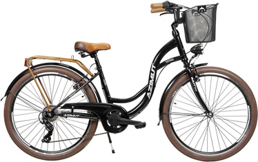 Велосипед городской Azimut Vintage TX-6, 26 ″, 17" (41.91 cm) рама, коричневый/черный/кремовый