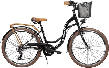 Velosipēds pilsētas Azimut Vintage TX-6, 26 ", 17" (41.91 cm) rāmis, brūna/melna/krēmkrāsa