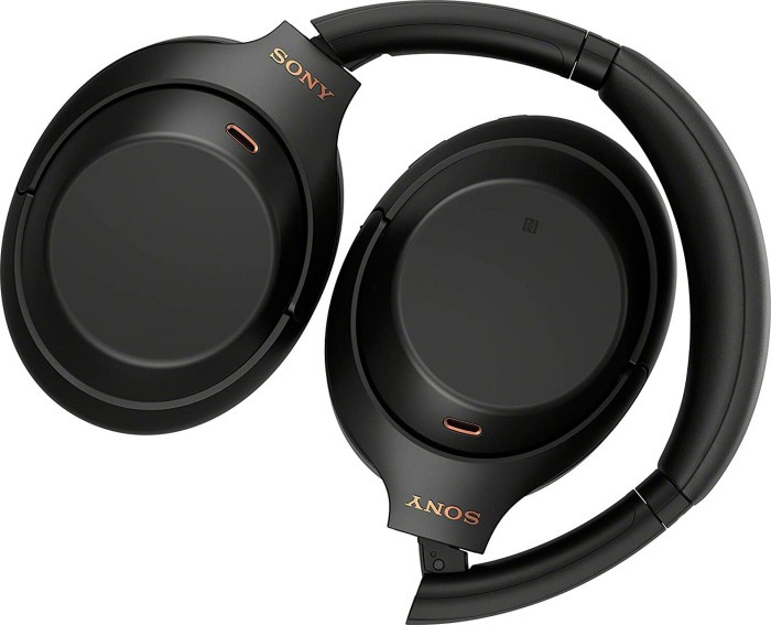 Belaidės ausinės Sony WH-1000XM4, juoda