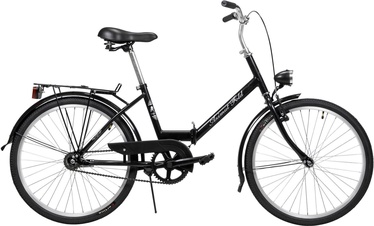 Jalgratas kokkuklapitavad Azimut Fold, 24 ", must
