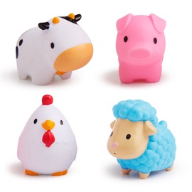 Mänguloom Munchkin Farm Bath Squirts, 4 tk