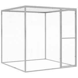 Koerapuur VLX 146356, 1500 x 1500 x 1500 mm, tsingitud teras
