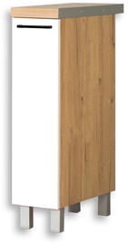 Нижний кухонный шкаф Bodzio Bellona KBE20DC-BI/DSC, белый/дубовый, 60 см x 20 см x 86 см