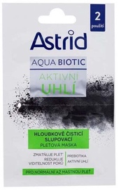 Маска для лица для женщин Astrid Active Charcoal Cleansing Mask, 8 мл