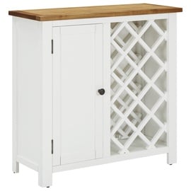 Кухонный шкаф VLX Solid Oak Wood 289210, белый, 800 мм x 320 мм x 800 мм
