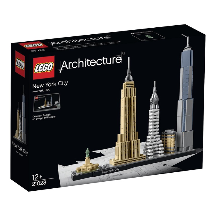 Konstruktor LEGO Architecture New York 21028, 598 tk