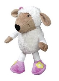 Rotaļlieta sunim Karlie Sheep, balta, 28 cm