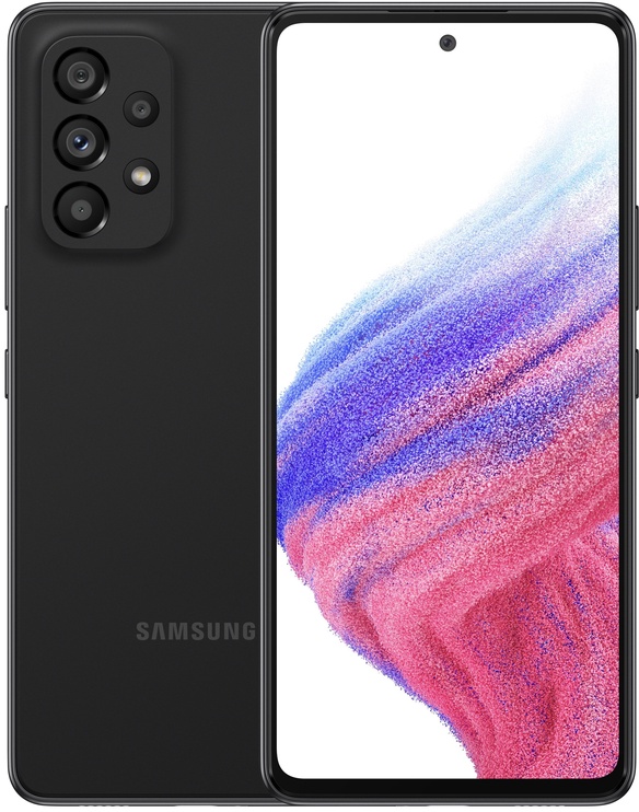 Mobiiltelefon Samsung Galaxy A53 5G, must, 6GB/128GB