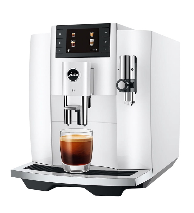 Automātiskais kafijas automāts JURA E8 Piano White (EC)