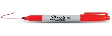 Baltās tāfeles marķieris Sharpie Fine Tip, sarkana