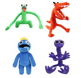 Mīkstā rotaļlieta HappyJoe Rainbow Friends, daudzkrāsaina, 30 cm, 4 gab.