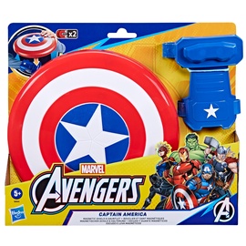 Летающий диск Avengers Captain America, синий/красный