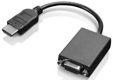 Adapteris Lenovo HDMI to VGA HDMI male, VGA Female, 0.2 m, juoda