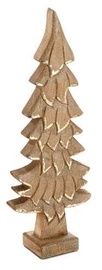 Figūriņa, "Eglīte", 15 cm, brūna/zelta