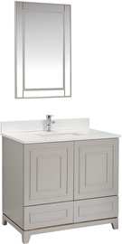 Комплект мебели для ванной Kalune Design Ohio 36, серый, 54 x 90 см x 86 см