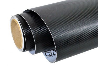 Клейкая полоска Carbon 3D Black Foil, Односторонняя, 30 м x 152 см