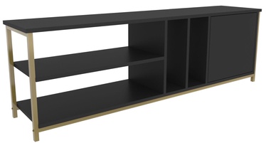 TV galds Kalune Design Oneida, zelta/antracīta, 35.3 cm x 140 cm x 50.8 cm