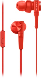 Наушники Sony MDR-XB55AP in-ear, красный